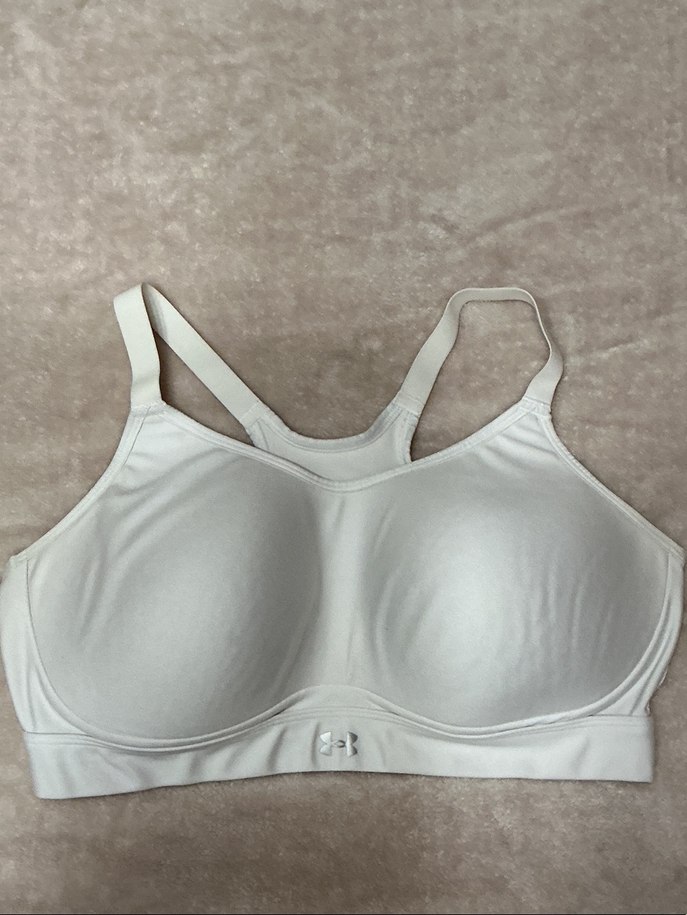 Under Armour White Molded-Cup Women's Sports Bra